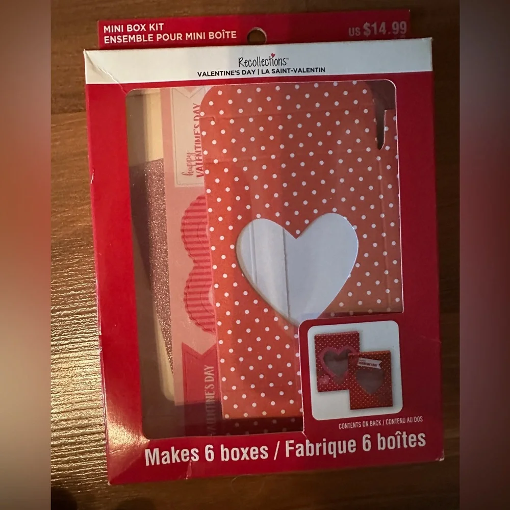 Recollections Red Heart Party Card Set Big Lot of Valentines Goods